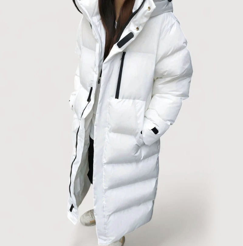 Extra-Long Puffer Coat Women’s Winter