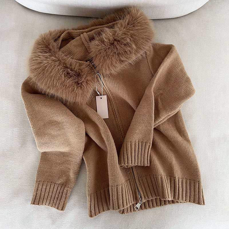 Women's Hooded Cardigan Cozy Winter Layer