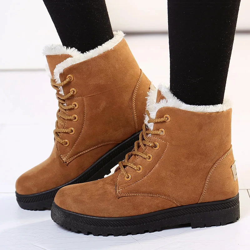 Winter Ankle Boots | Lace-Up Women’s