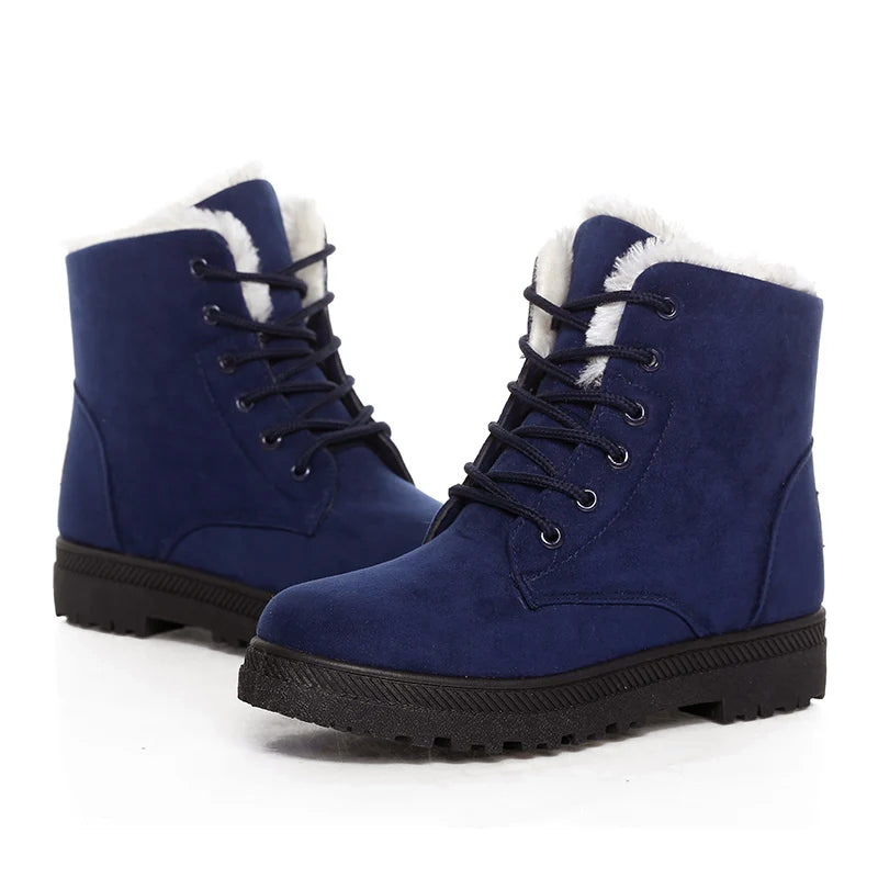 Winter Ankle Boots | Lace-Up Women’s