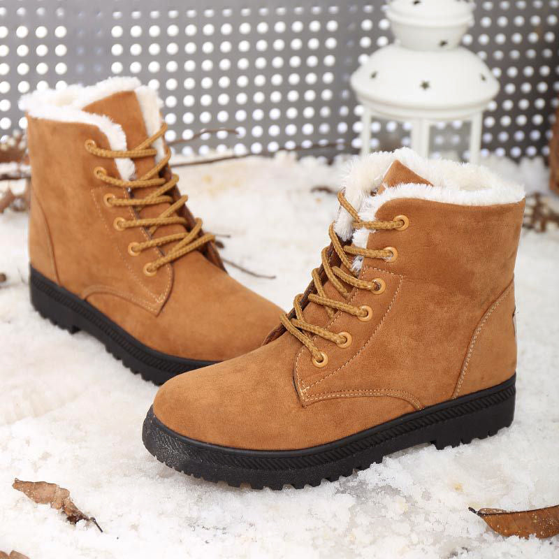 Winter Ankle Boots | Lace-Up Women’s