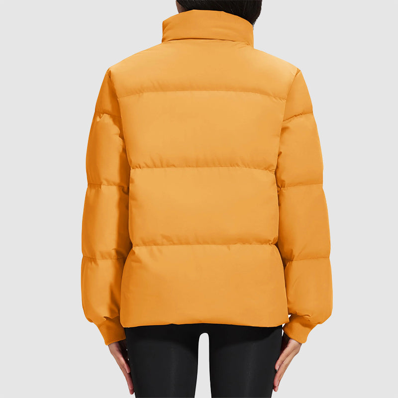 Women's Down Puffer Jacket | Water-Resistant Mid-Length Coat