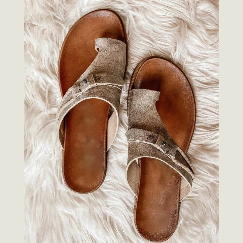 Orthopedic Comfort Sandals Delia – Vegan Leather Support