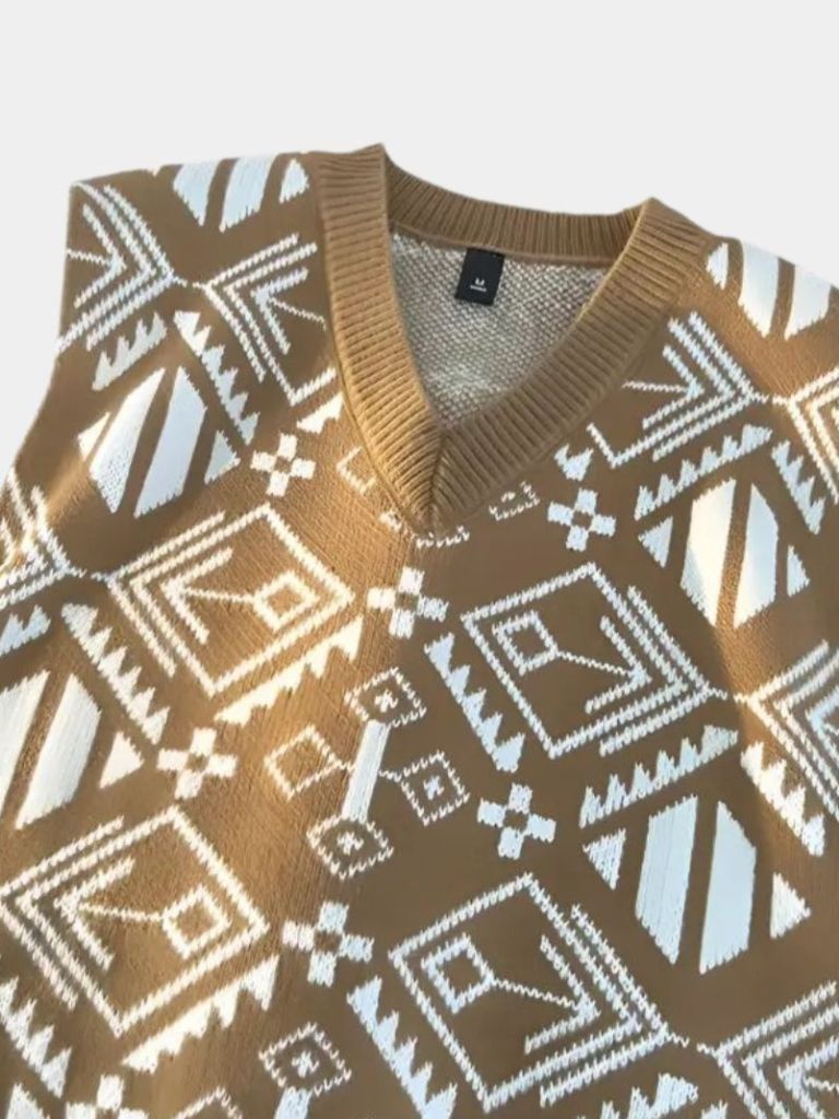 Vintage Knit Vest | Retro Knitwear Fashion