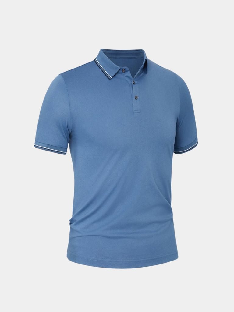 Azure Polo Shirt Classic Elegance