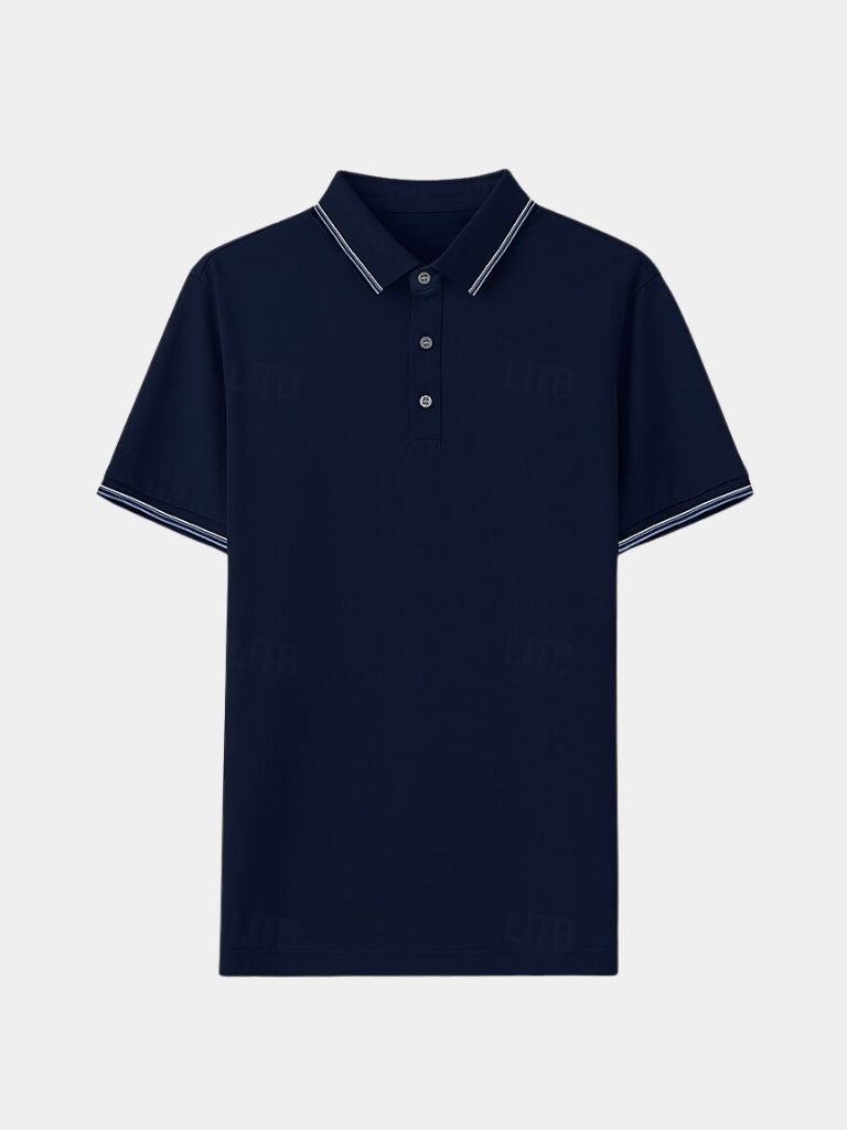 Azure Polo Shirt Classic Elegance