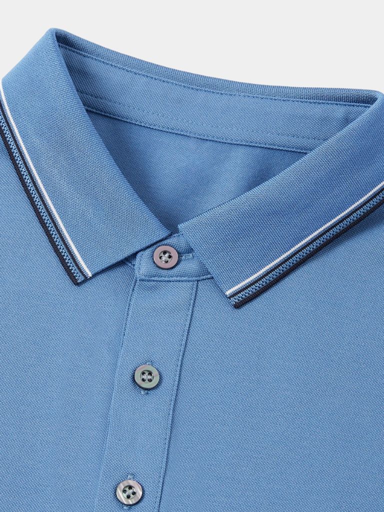 Azure Polo Shirt Classic Elegance
