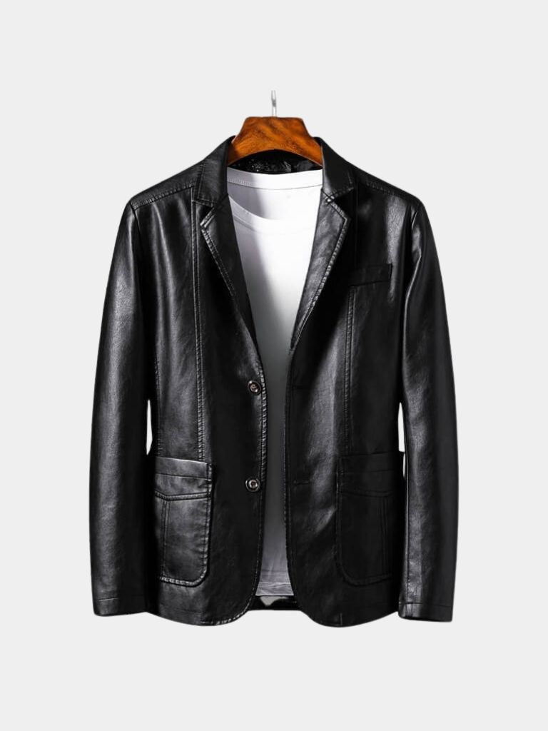 Caramel Leather Jacket - Viretti Milano