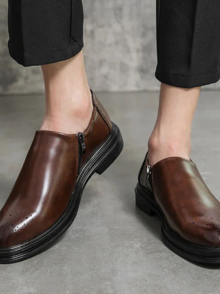 Brown Leather Dress Shoes | Sophisticated Style