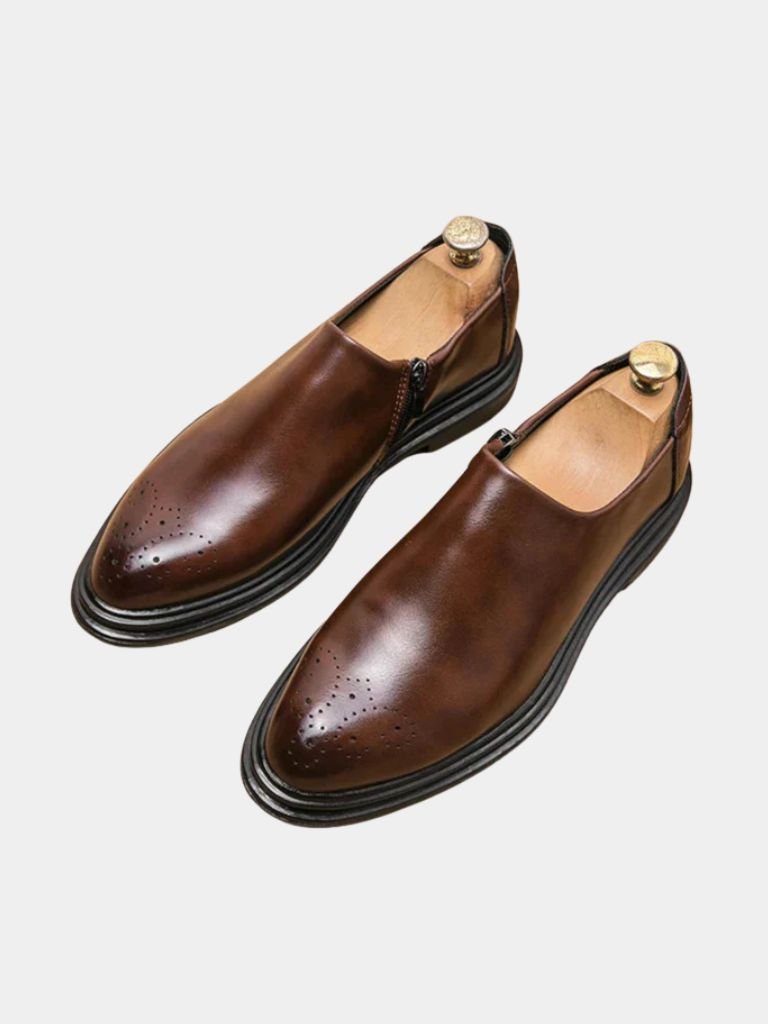 Brown Leather Dress Shoes | Sophisticated Style