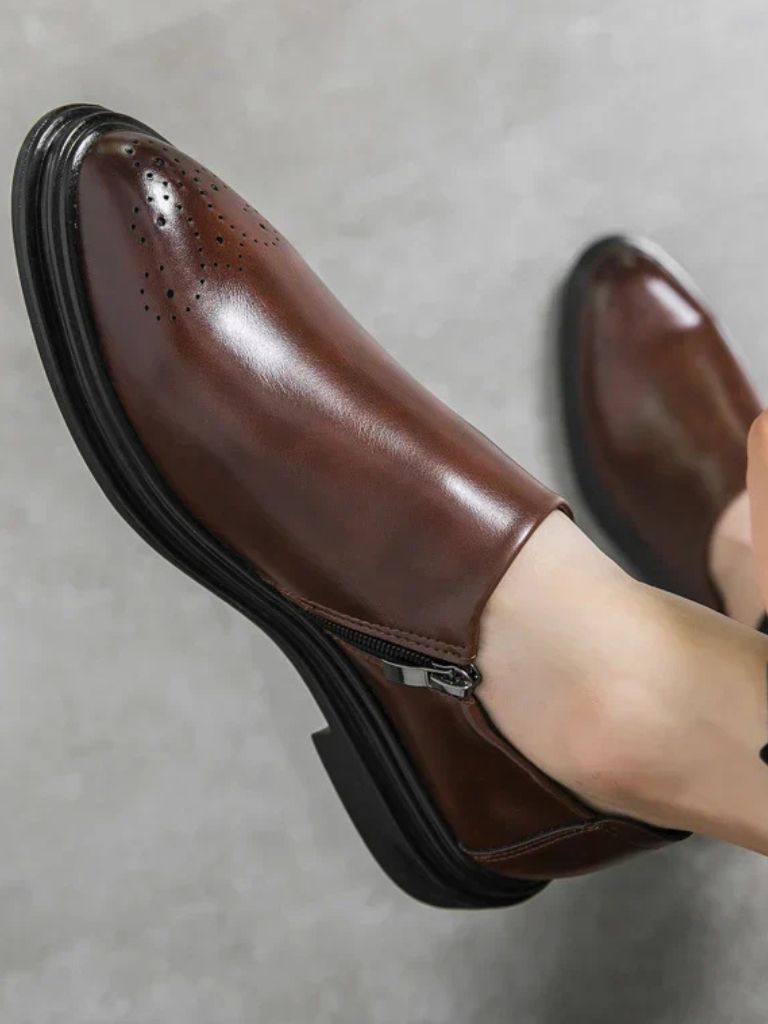 Brown Leather Dress Shoes | Sophisticated Style