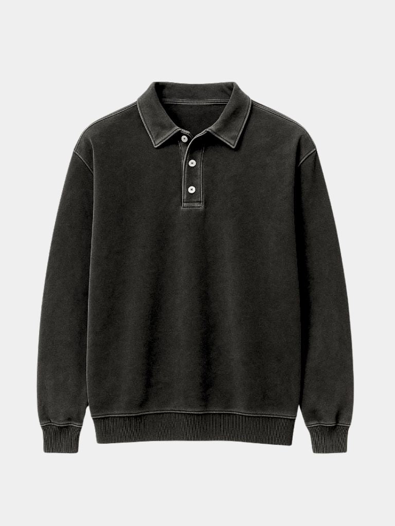 Long Sleeve Polo Shirt Canyon Mist