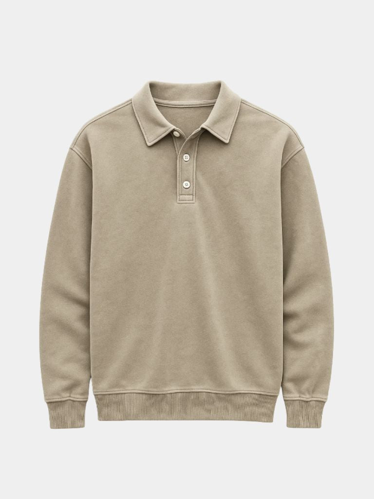 Long Sleeve Polo Shirt Canyon Mist