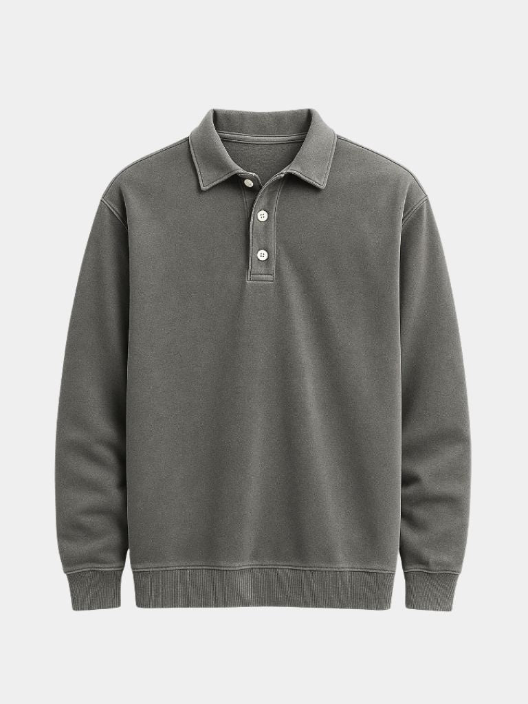 Long Sleeve Polo Shirt Canyon Mist