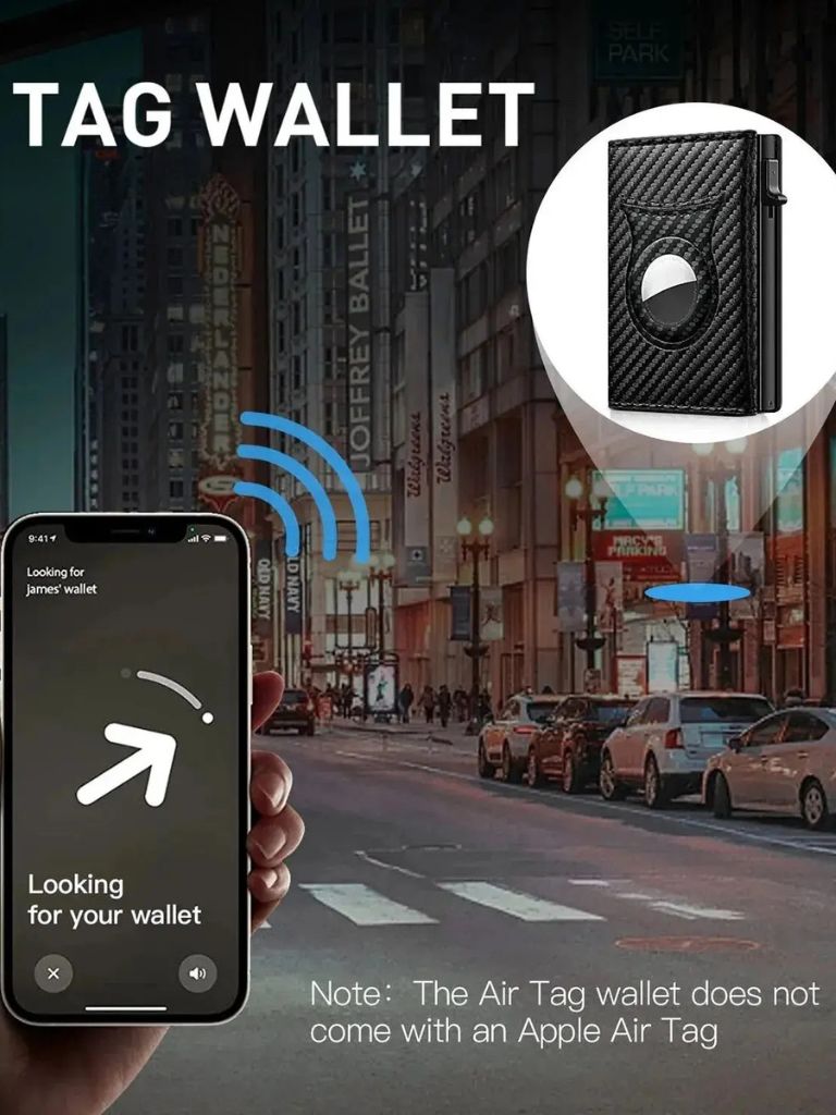 Carbon Fiber Wallet – RFID Blocking