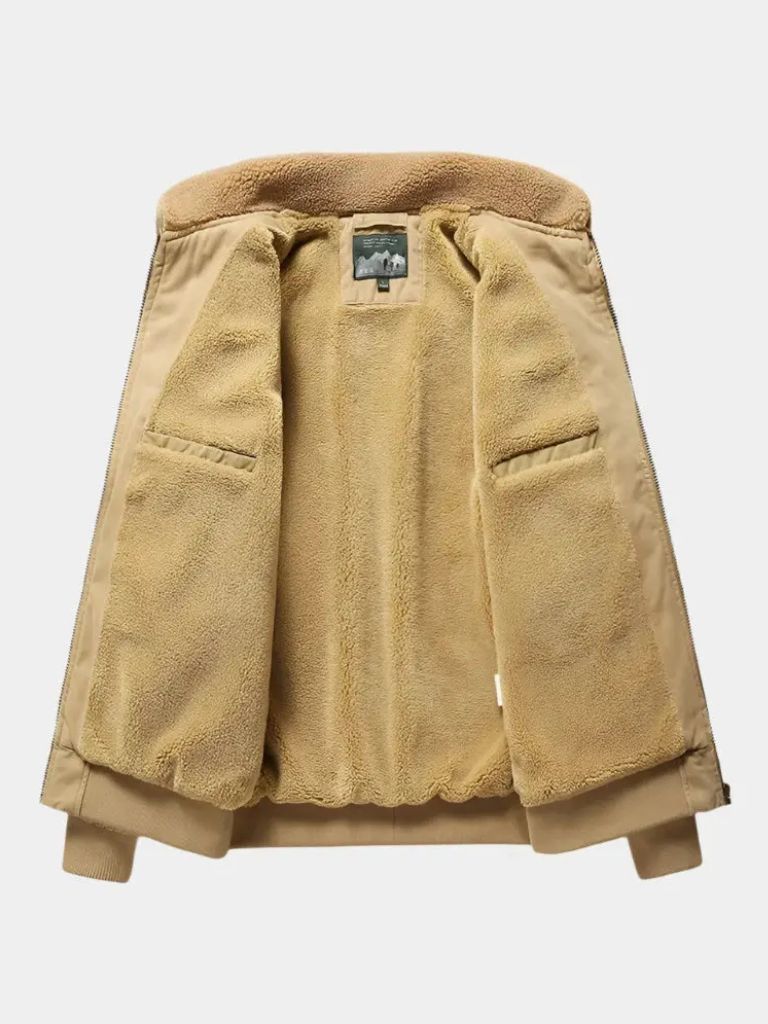 Casual Fleece Jacket - Classic Bomber