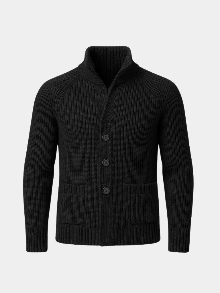 Button Knit Jacket | Classic Sophistication