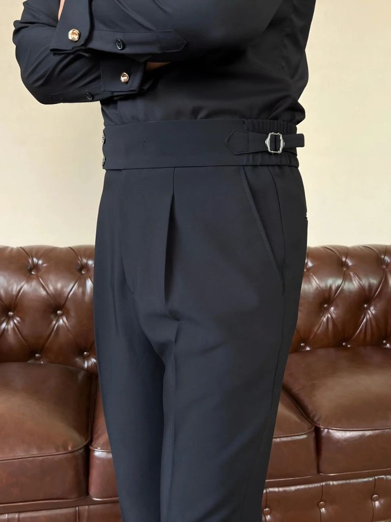Elastic Side Tab Trousers Classic