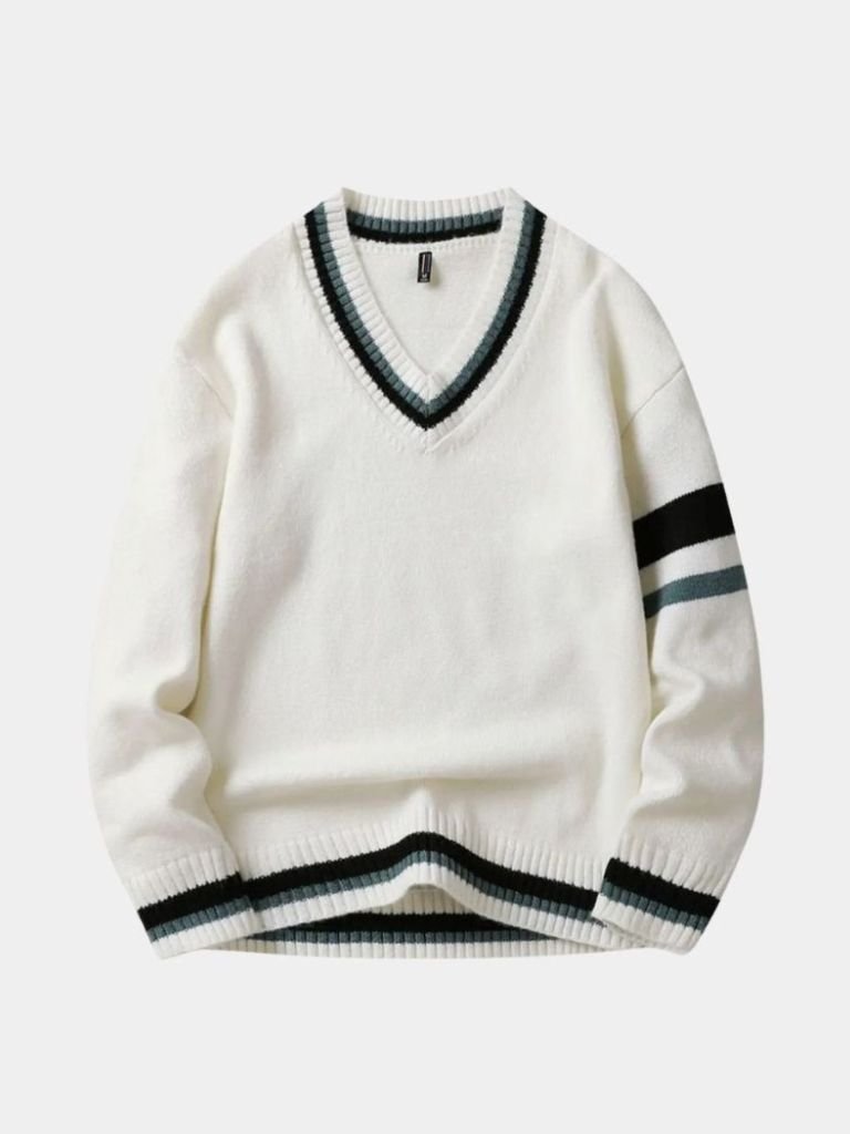 Classic V-Neck Sweater – Luxury Knitwear Pullover