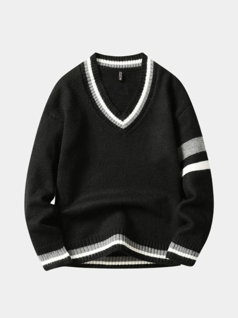 Classic V-Neck Sweater – Luxury Knitwear Pullover