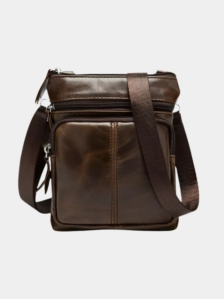 Leather Crossbody Bag - Premium Italian Leather