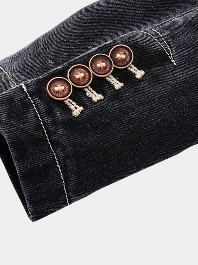 Denim Blazer Jacket | Classic Style