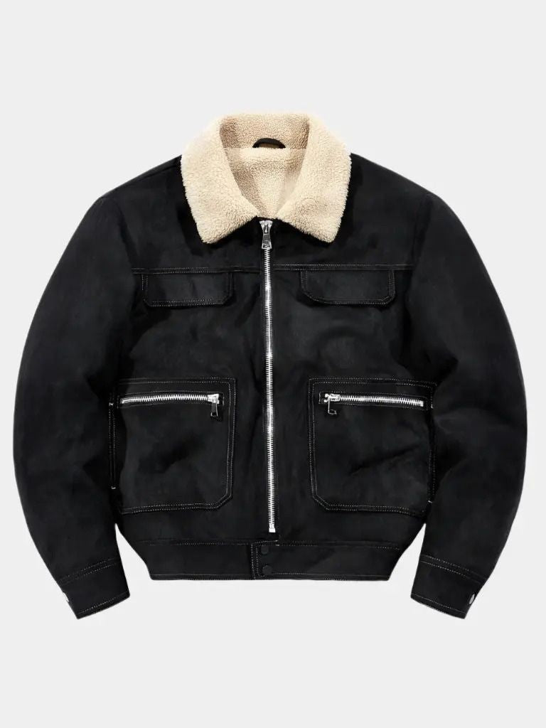 Fleece Suede Jacket - Elegant Premium Coat