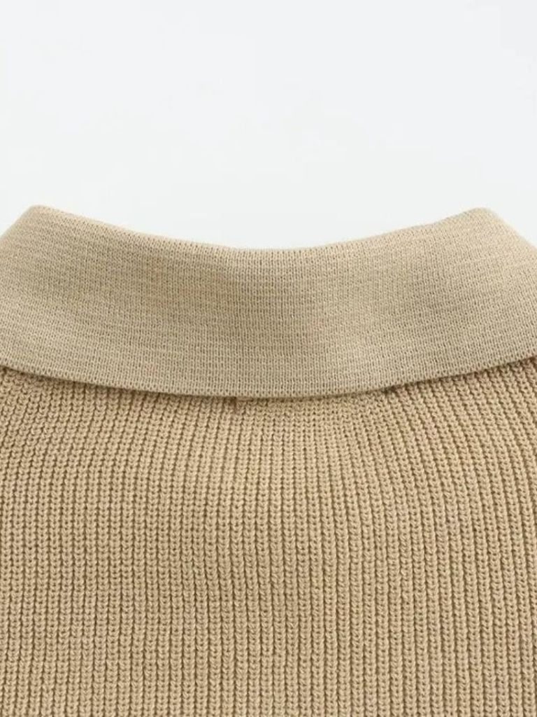 Half Zip Sweater | Luxury Knitwear Jumper