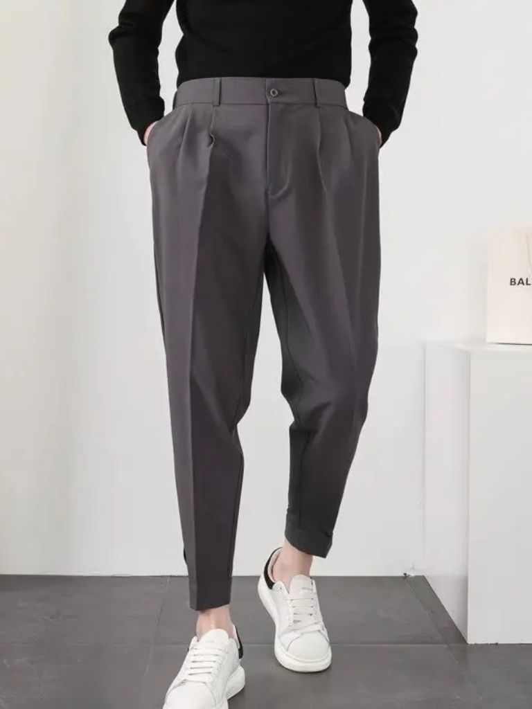 Essential Tailored Pants - Elegant Slim Fit