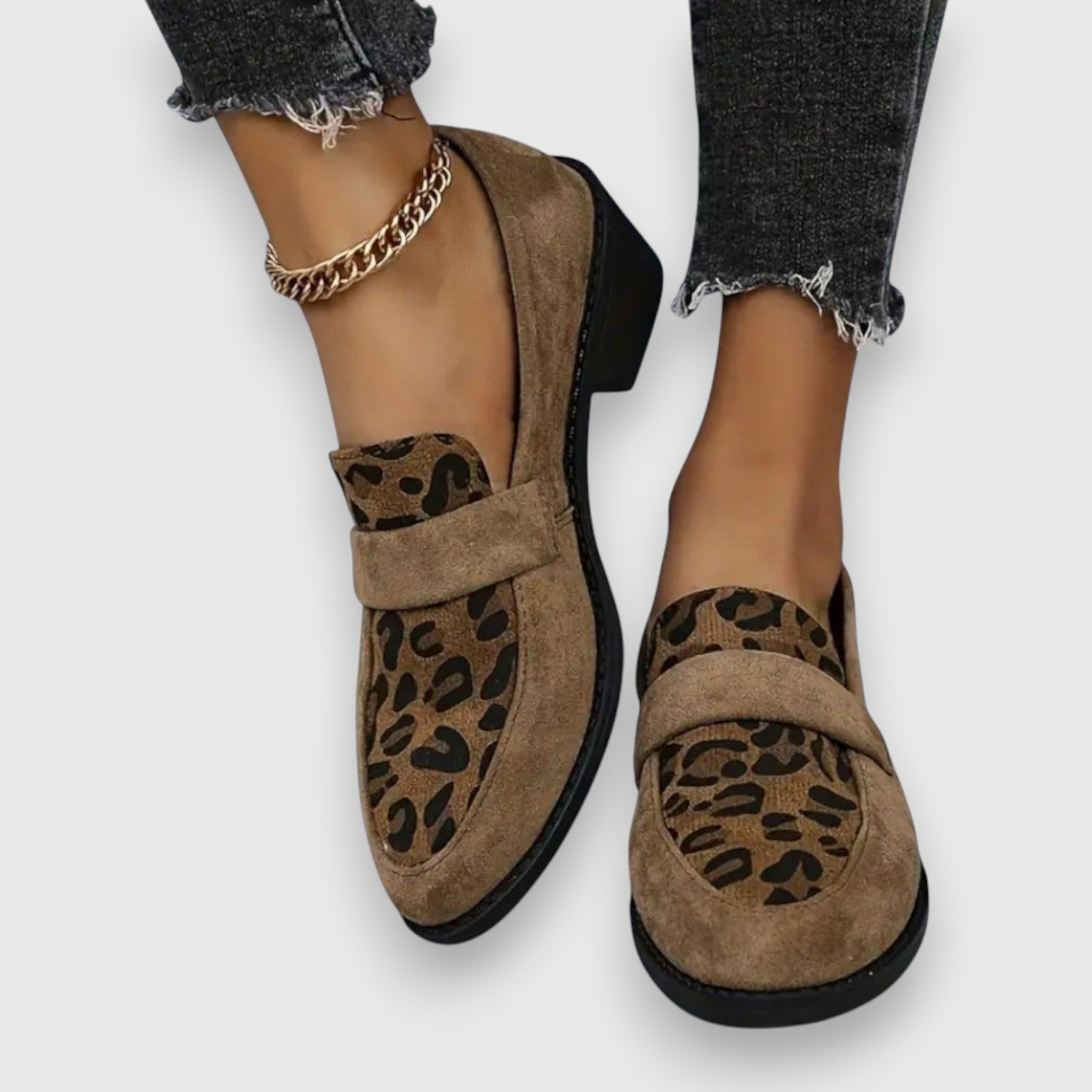 Comfortable Loafers Leopard Print