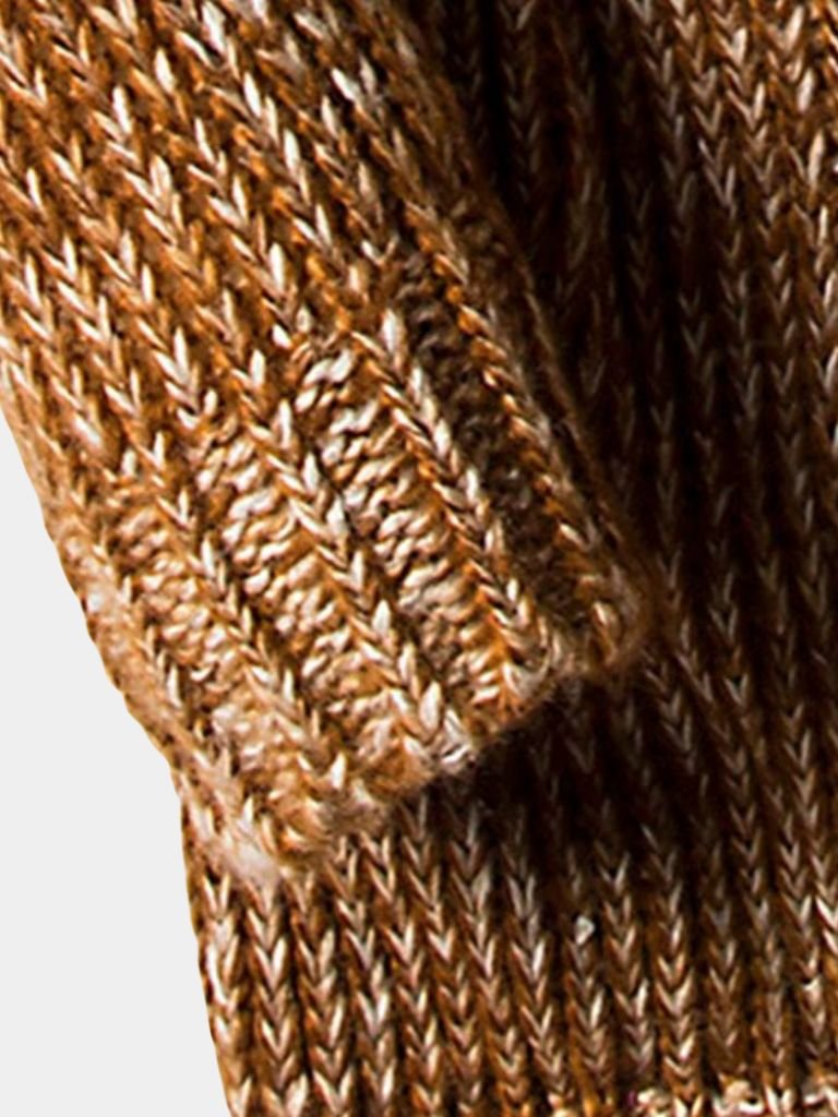 Knit Hooded Jacket - Elegant Wool