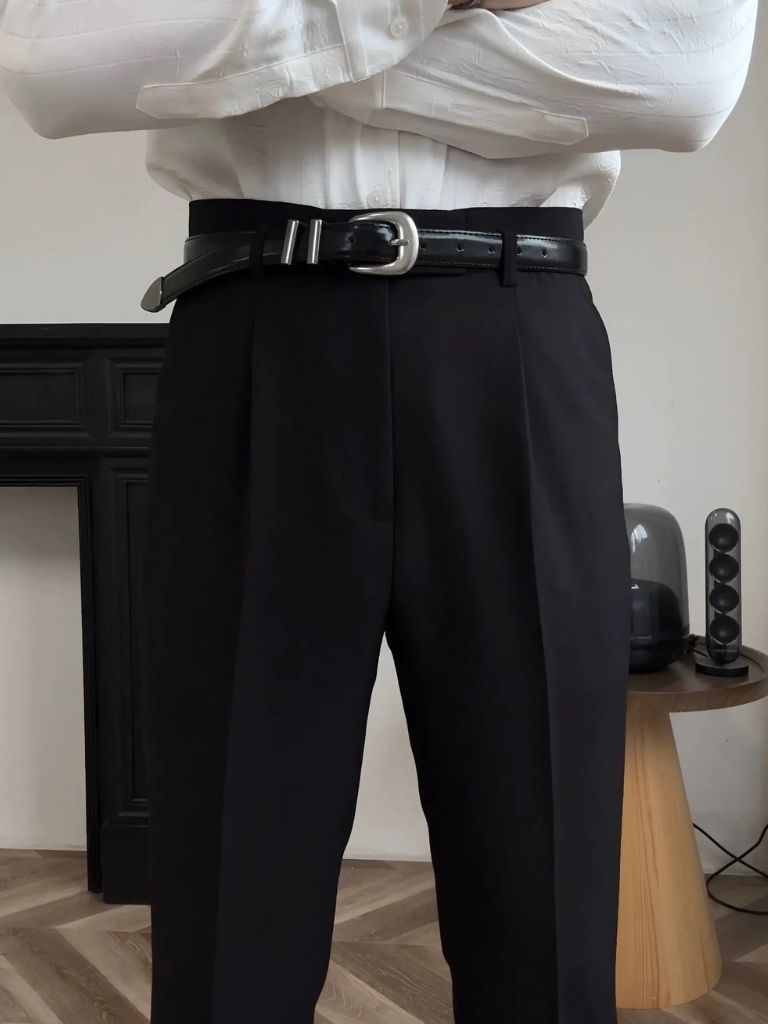 Classic Trousers - Tailored Belt Included