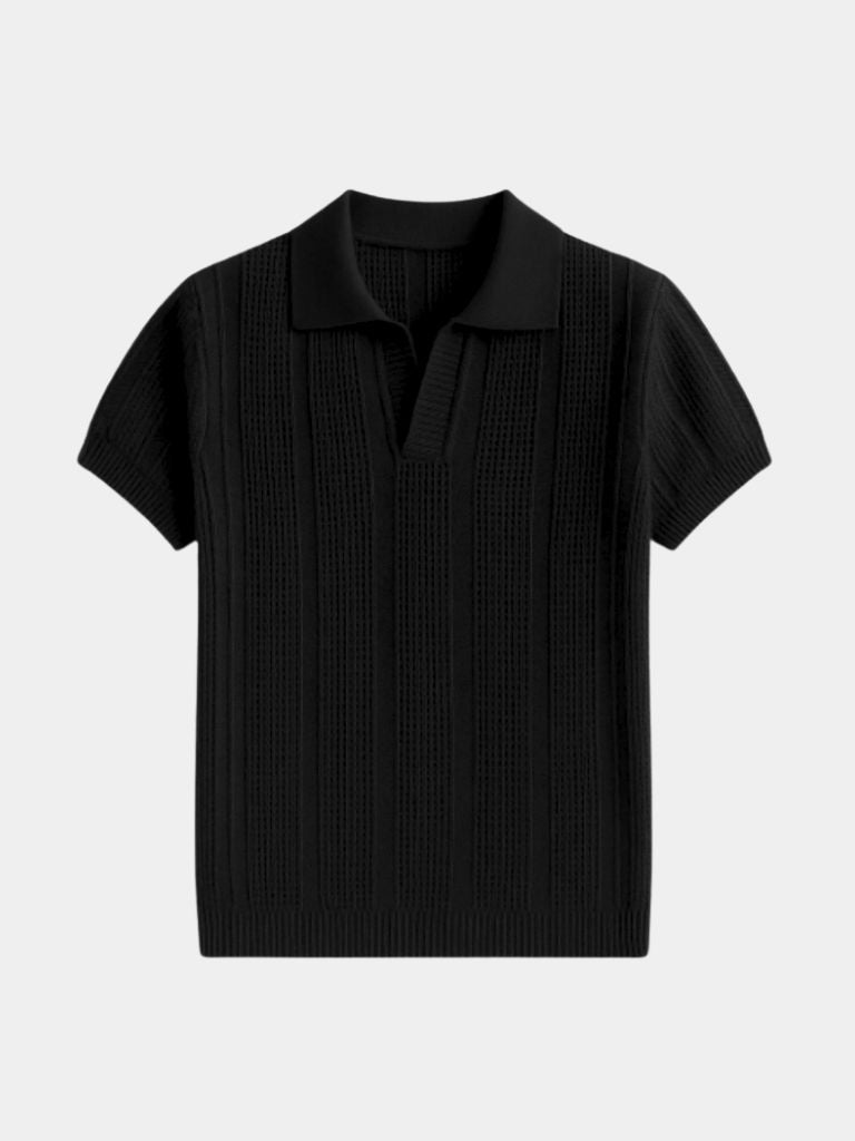 Ivory Polo Shirt Classic Elegance