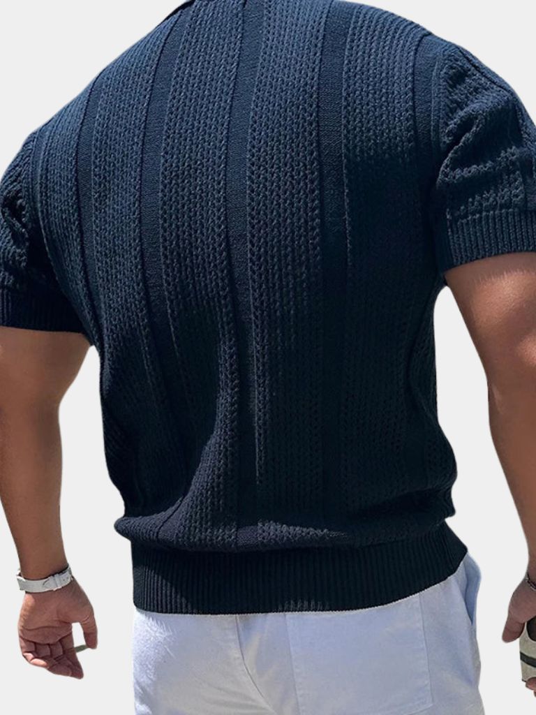 Ivory Polo Shirt Classic Elegance