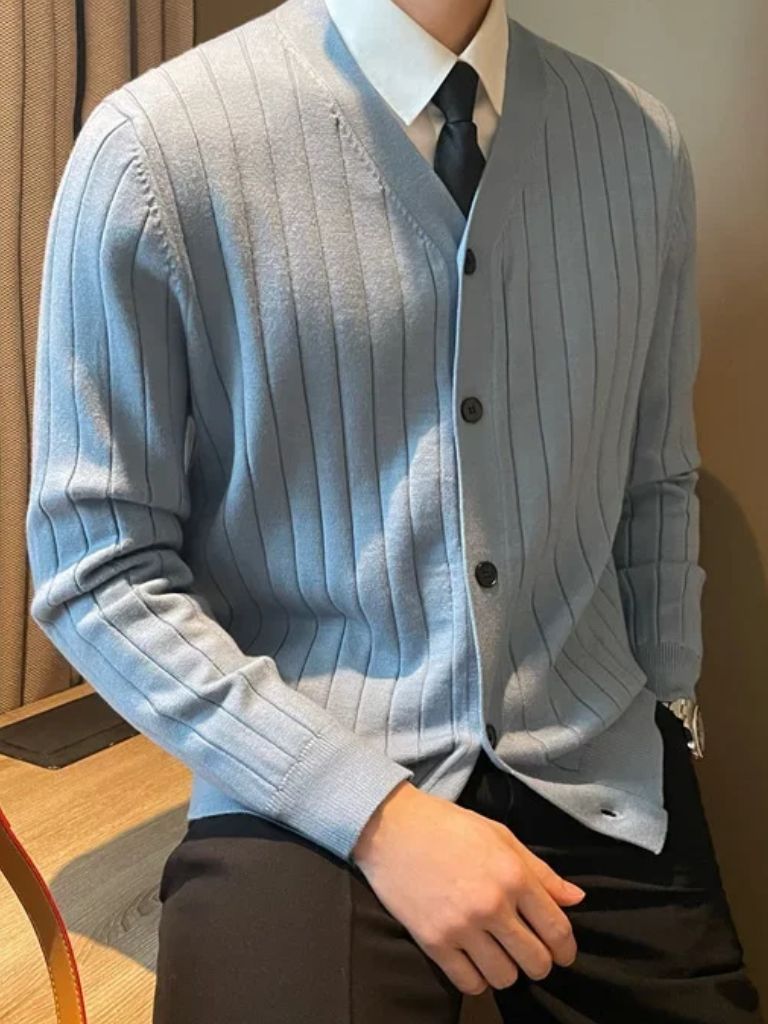 Knit Casual Cardigan – Cozy Fall Sweater With Adjustable Cuffs