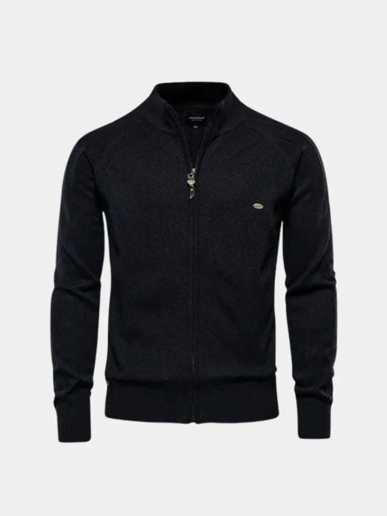 Knit Cardigan Sweater | Tailored Fit Zipper