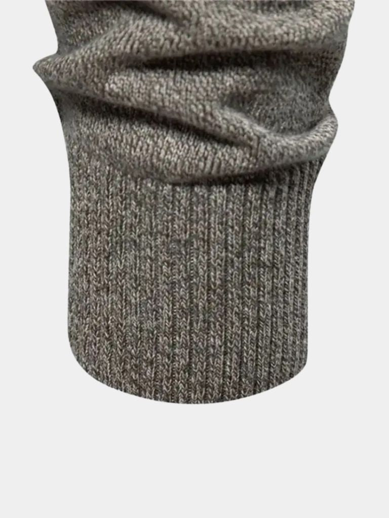 Cotton Stand Collar Cardigan | Breathable Cotton Sweater