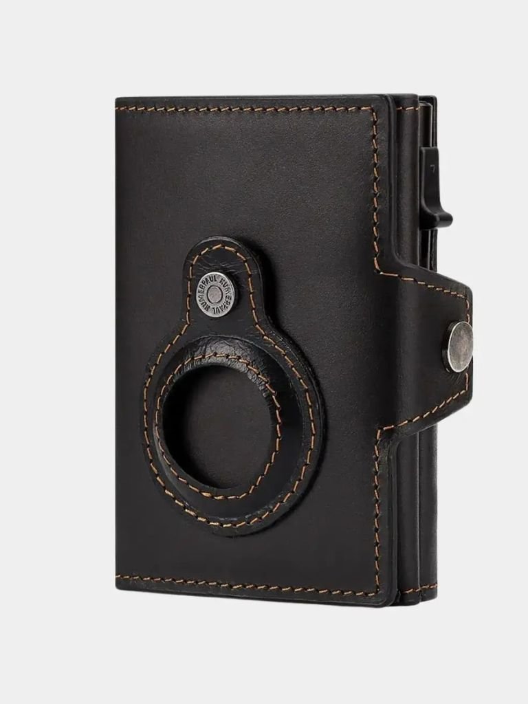 Anti Scam Leather Wallet – Magnetic Closure