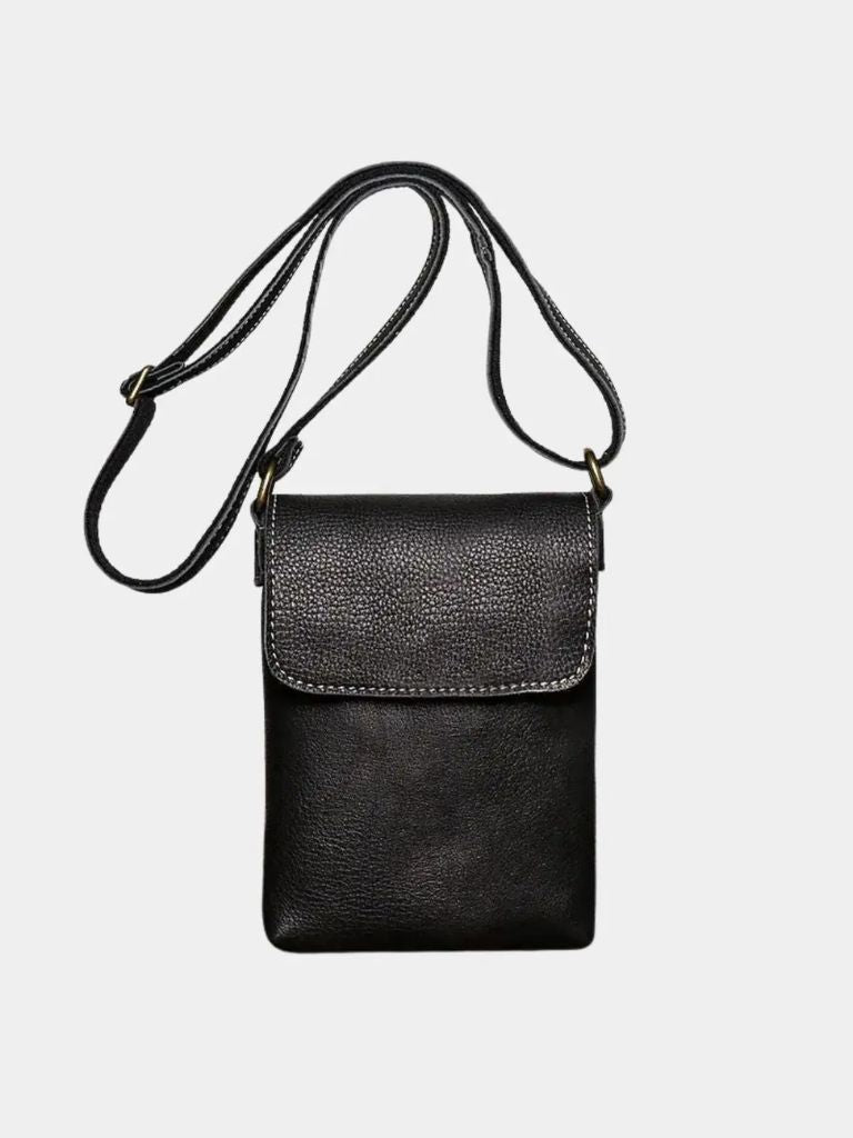 Men's Leather Shoulder Bag – Mini Luxury Crossbody