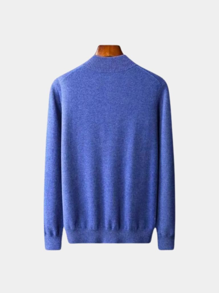 Merino Half Zip Sweater – Lightweight Wool Knitwear by Viretti Milano