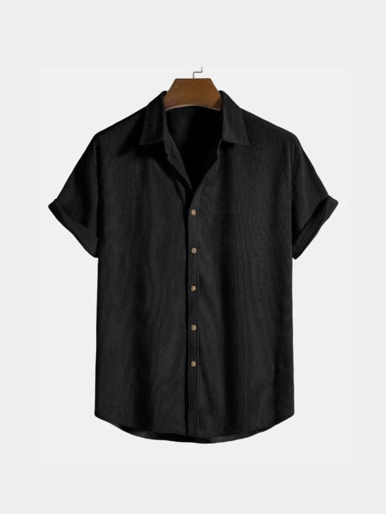 Minimalist Corduroy Shirt - Slim Fit Classic