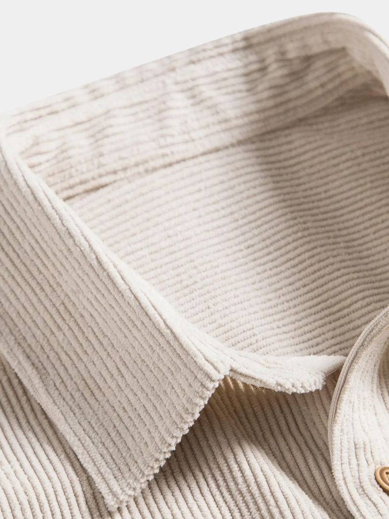 Minimalist Corduroy Shirt - Slim Fit Classic