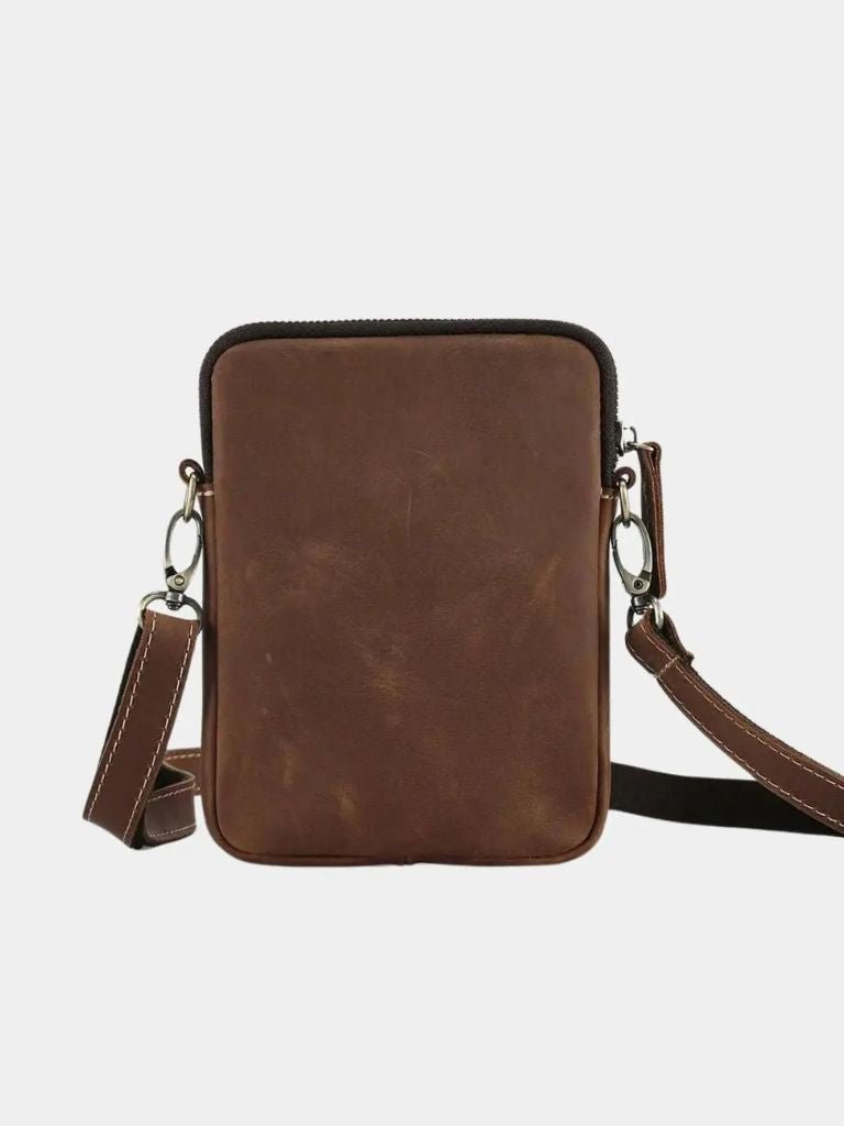 Leather Crossbody Bag | Compact Minimalist