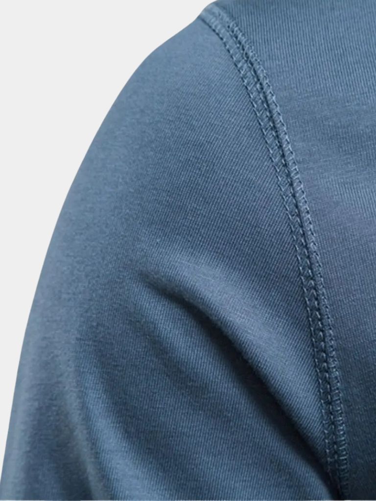 Long Sleeve Henley Minimalist Shirt