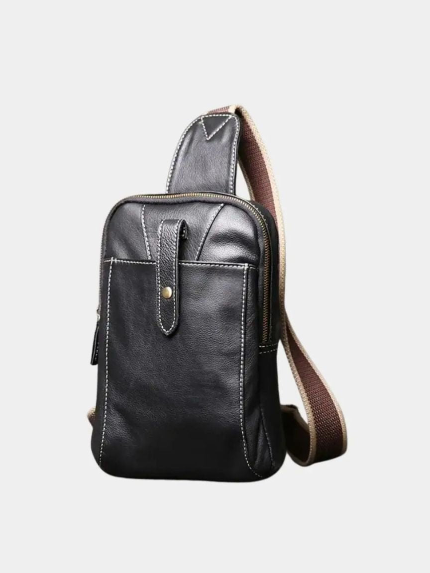 Leather Shoulder Bag - Minimalist Premium Design