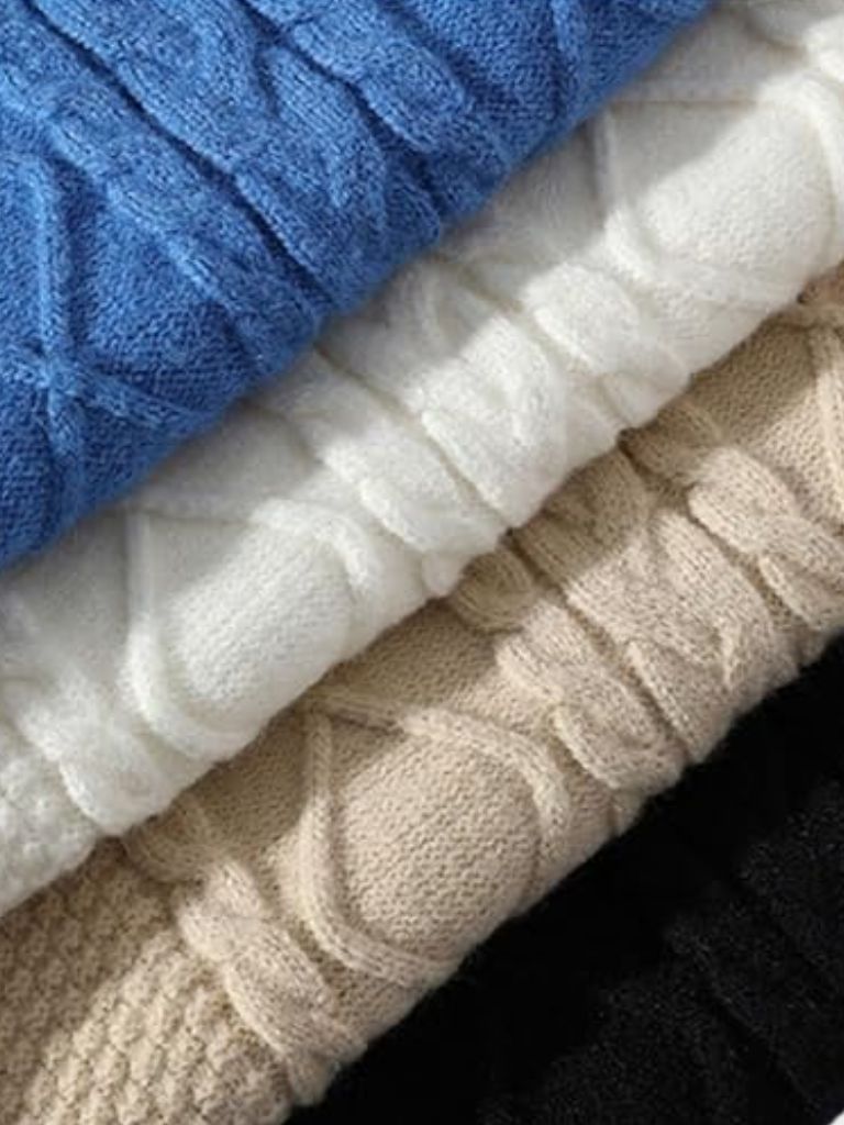 Minimalist Textured Sweater – Luxury Knitwear by Viretti Milano