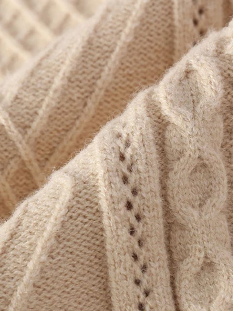 Minimalist Textured Sweater – Luxury Knitwear by Viretti Milano