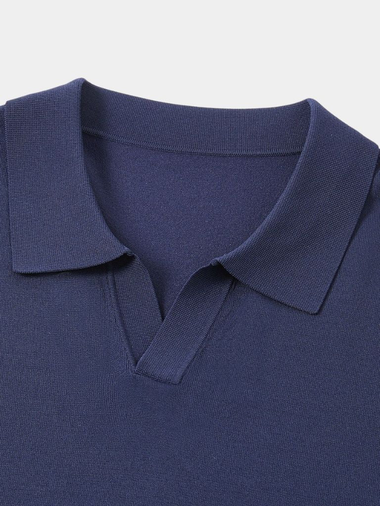 Navy Classic Polo – Premium Cotton