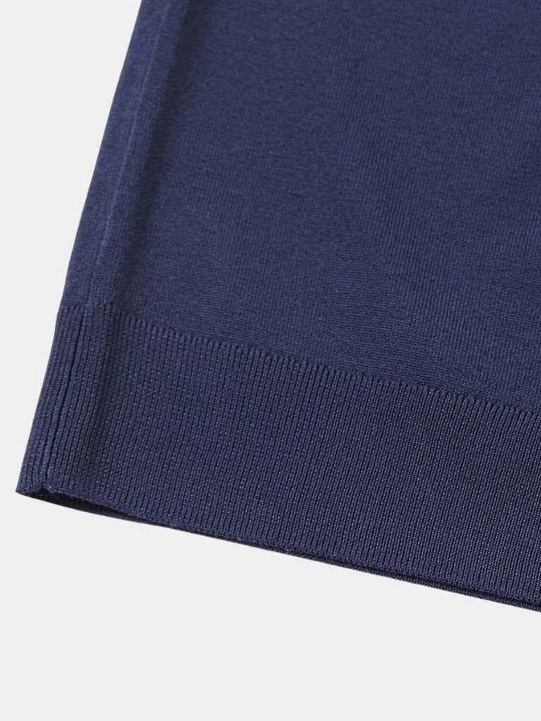 Navy Classic Polo – Premium Cotton