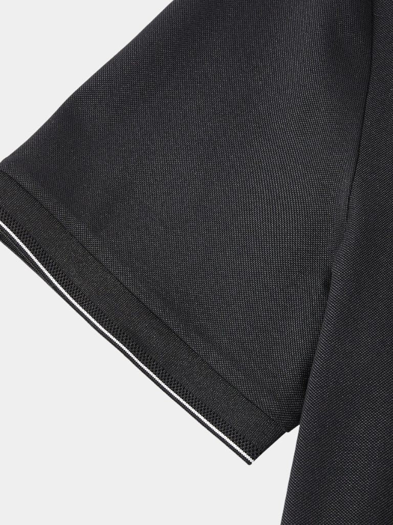 Obsidian Trim Polo - Refined Men's Fashion